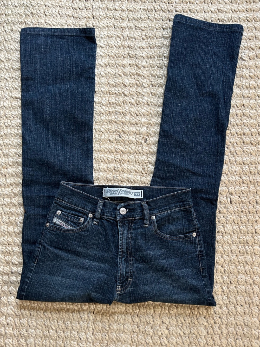 Vintage Diesel Industry Jeans Size 26 - Made in Italy, Premium Denim,